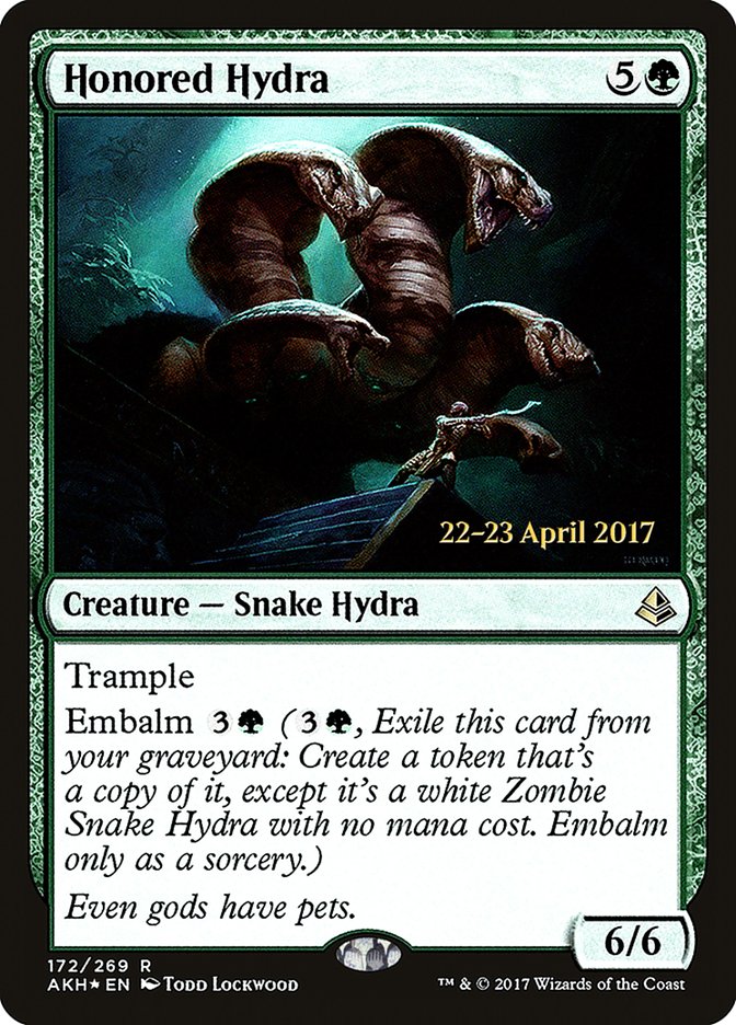 Honored Hydra [Amonkhet Prerelease Promos] - The Mythic Store | 24h Order Processing