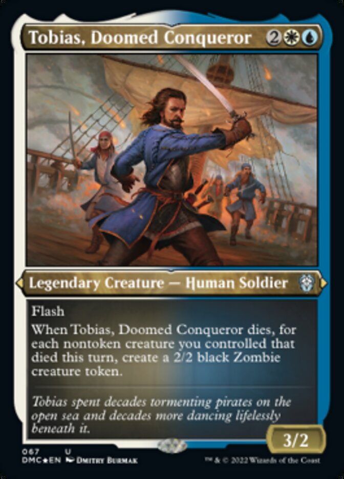 Tobias, Doomed Conqueror (Foil Etched) [Dominaria United Commander] - The Mythic Store | 24h Order Processing