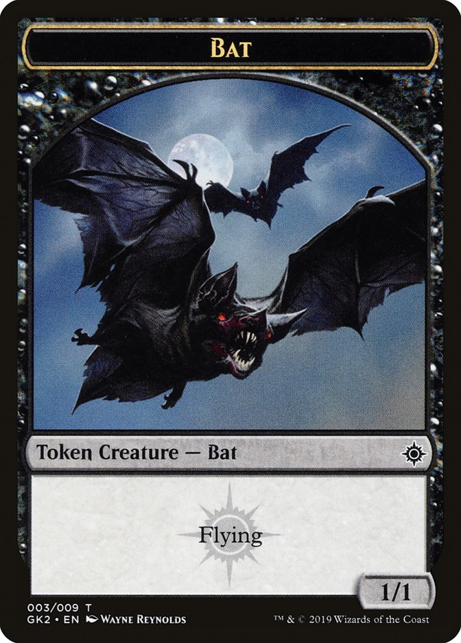 Bat // Spirit (010) Double-Sided Token [Ravnica Allegiance Guild Kit Tokens] - The Mythic Store | 24h Order Processing