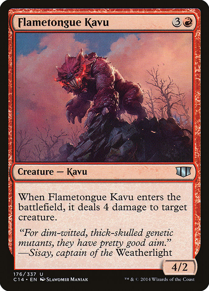 Flametongue Kavu [Commander 2014] - The Mythic Store | 24h Order Processing