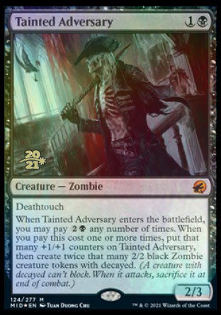Tainted Adversary [Innistrad: Midnight Hunt Prerelease Promos] - The Mythic Store | 24h Order Processing