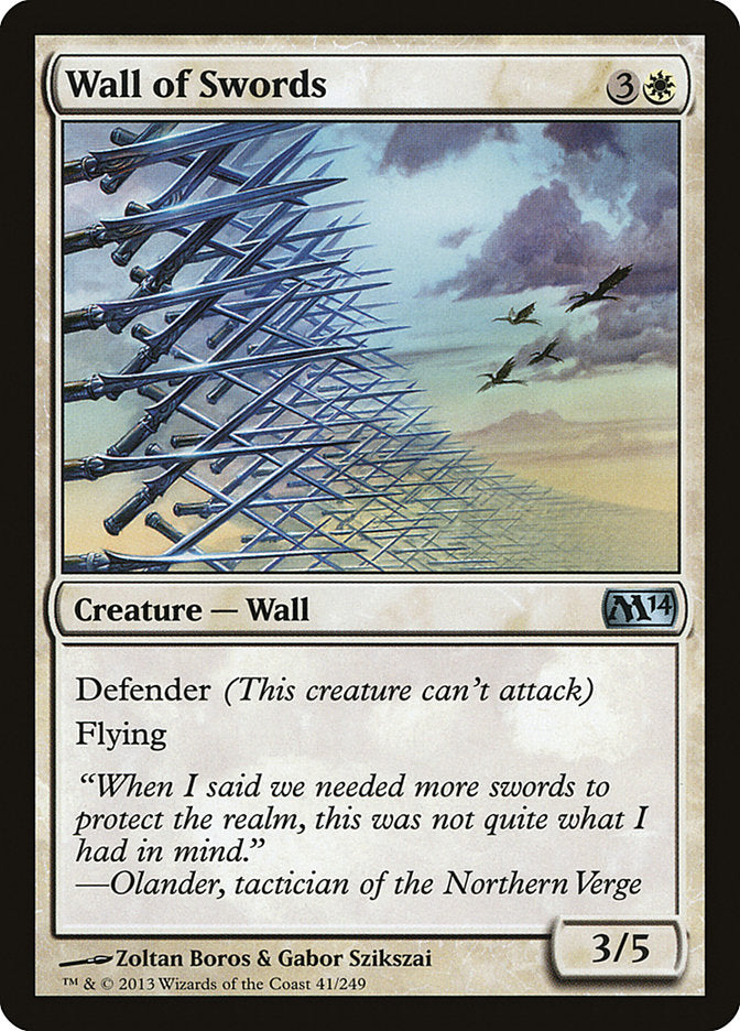 Wall of Swords [Magic 2014] - The Mythic Store | 24h Order Processing
