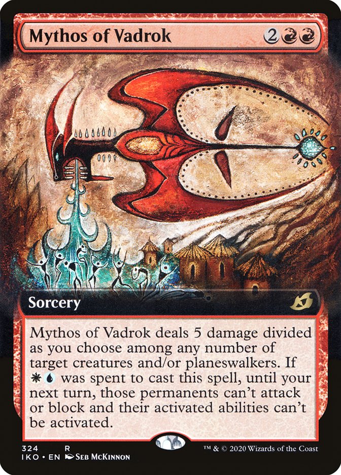 Mythos of Vadrok (Extended Art) [Ikoria: Lair of Behemoths] - The Mythic Store | 24h Order Processing