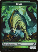Beast (014) // Wurm Double-Sided Token [Commander 2019 Tokens] - The Mythic Store | 24h Order Processing