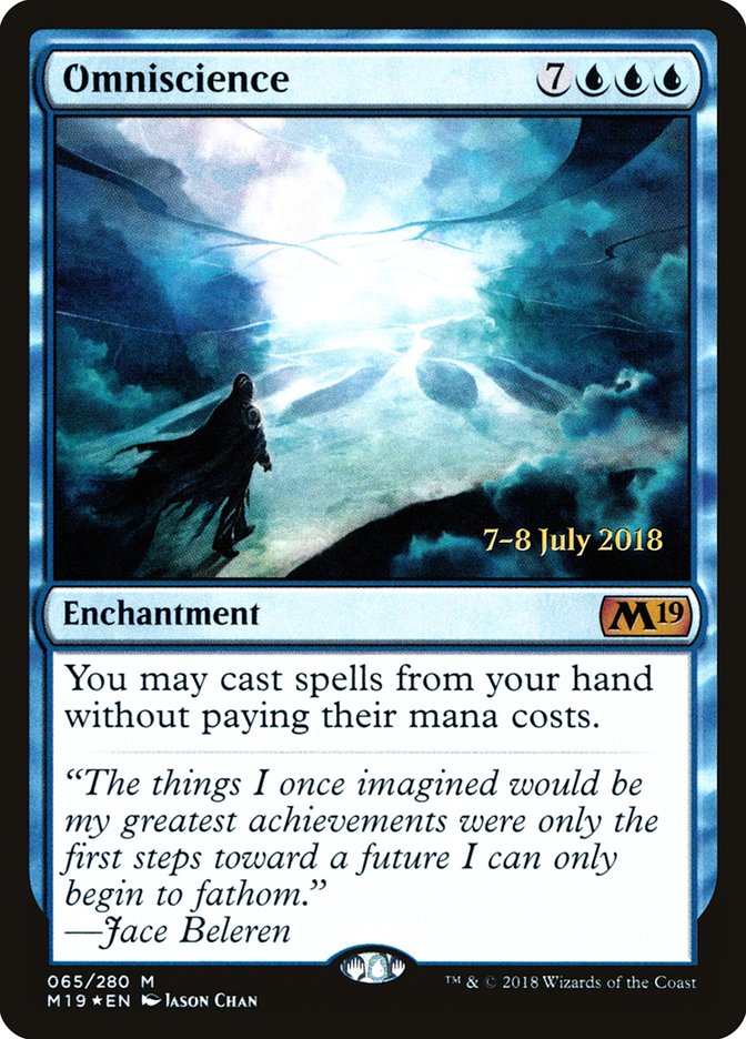 Omniscience [Core Set 2019 Prerelease Promos] - The Mythic Store | 24h Order Processing