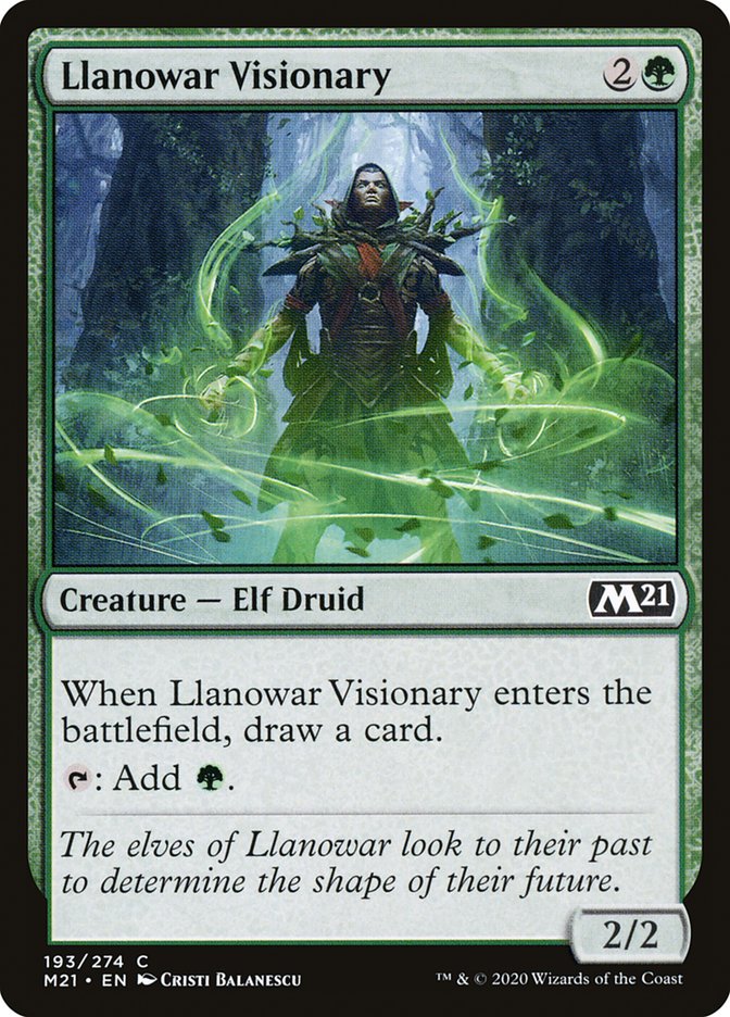 Llanowar Visionary [Core Set 2021] - The Mythic Store | 24h Order Processing