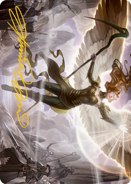 Sigarda's Splendor Art Card (Gold-Stamped Signature) [Innistrad: Midnight Hunt Art Series] - The Mythic Store | 24h Order Processing