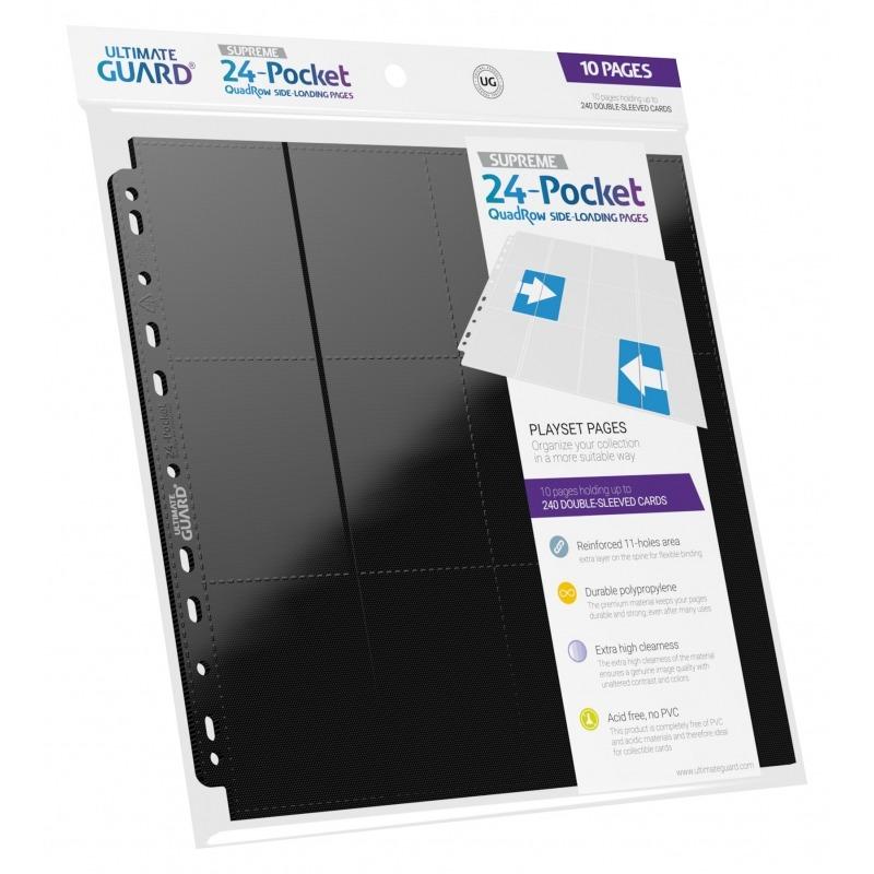 24-Pocket QuadRow™ Side-Loading Pages (10) - The Mythic Store | 24h Order Processing