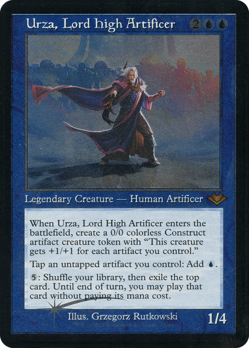 Urza, Lord High Artificer (Retro Foil Etched) [Modern Horizons 2] - The Mythic Store | 24h Order Processing