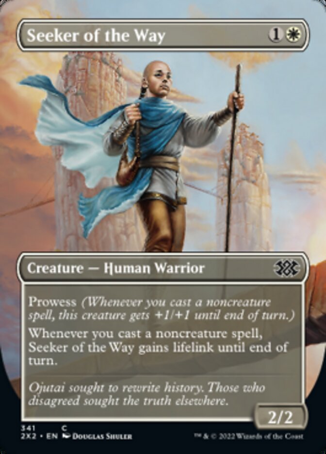 Seeker of the Way (Borderless Alternate Art) [Double Masters 2022] - The Mythic Store | 24h Order Processing