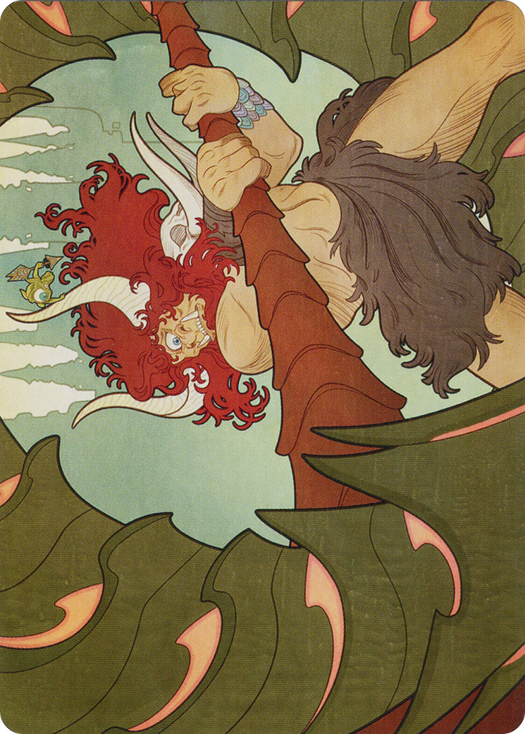 Borborygmos and Fblthp Art Card (57) [March of the Machine Art Series] - The Mythic Store | 24h Order Processing