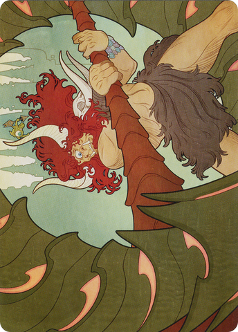 Borborygmos and Fblthp Art Card (57) [March of the Machine Art Series] - The Mythic Store | 24h Order Processing