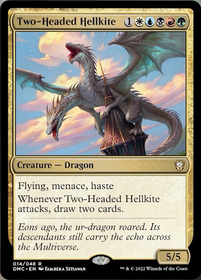 Two-Headed Hellkite [Dominaria United Commander] - The Mythic Store | 24h Order Processing