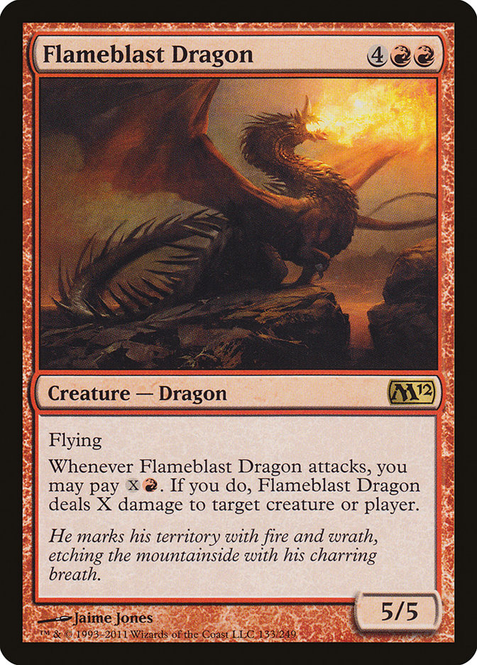 Flameblast Dragon [Magic 2012] - The Mythic Store | 24h Order Processing