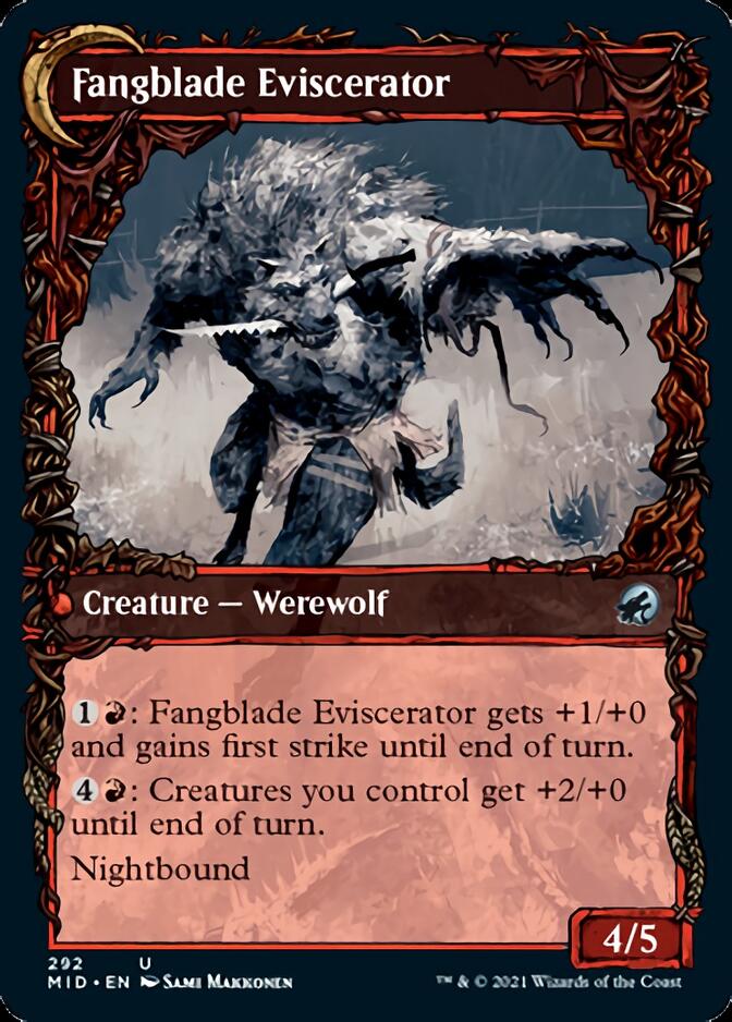 Fangblade Brigand // Fangblade Eviscerator (Showcase Equinox) [Innistrad: Midnight Hunt] - The Mythic Store | 24h Order Processing