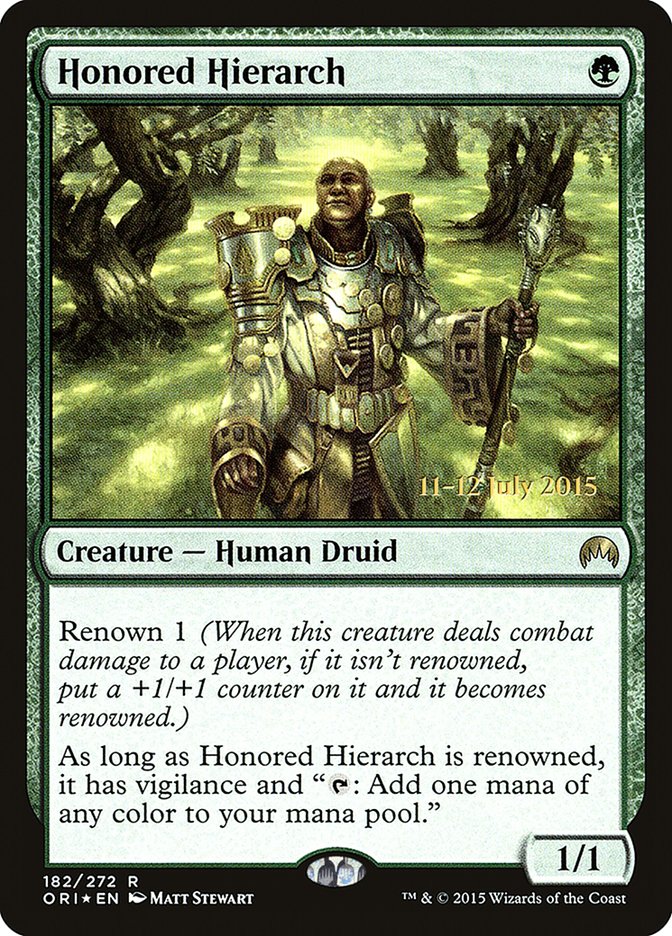 Honored Hierarch [Magic Origins Prerelease Promos] - The Mythic Store | 24h Order Processing