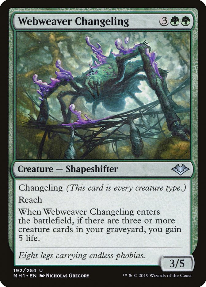 Webweaver Changeling [Modern Horizons] - The Mythic Store | 24h Order Processing