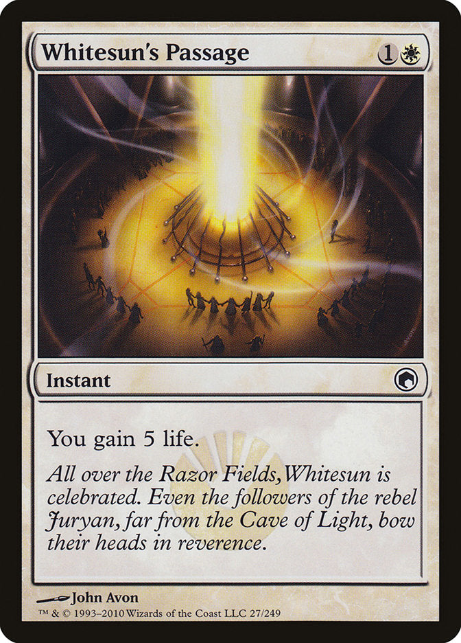 Whitesun's Passage [Scars of Mirrodin] - The Mythic Store | 24h Order Processing
