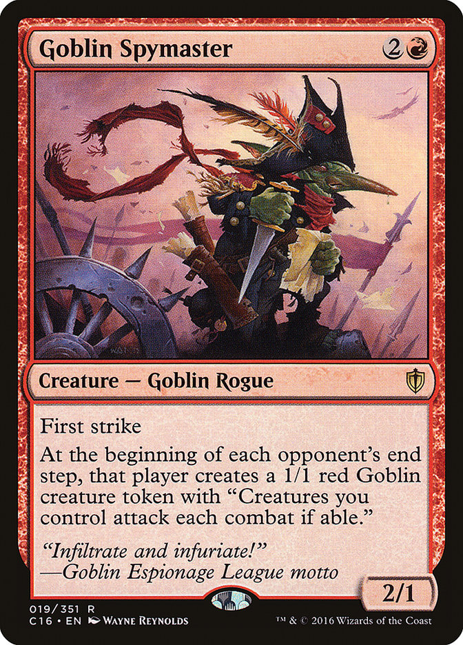 Goblin Spymaster [Commander 2016] - The Mythic Store | 24h Order Processing