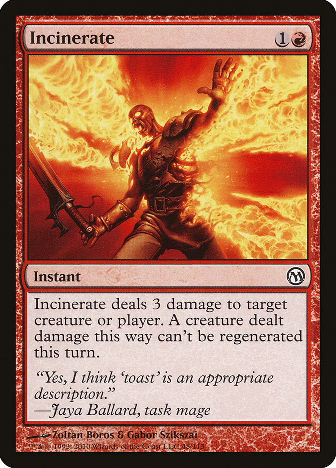 Incinerate [Duels of the Planeswalkers] - The Mythic Store | 24h Order Processing