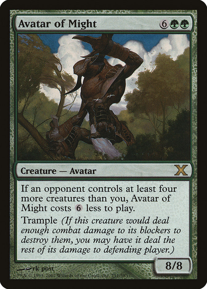 Avatar of Might [Tenth Edition] - The Mythic Store | 24h Order Processing