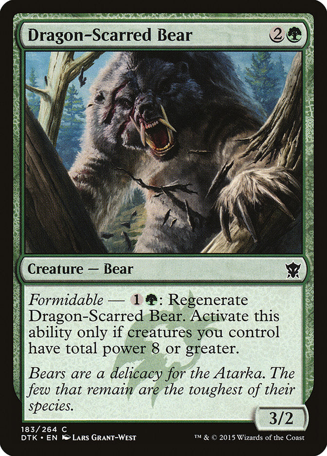 Dragon-Scarred Bear [Dragons of Tarkir] - The Mythic Store | 24h Order Processing