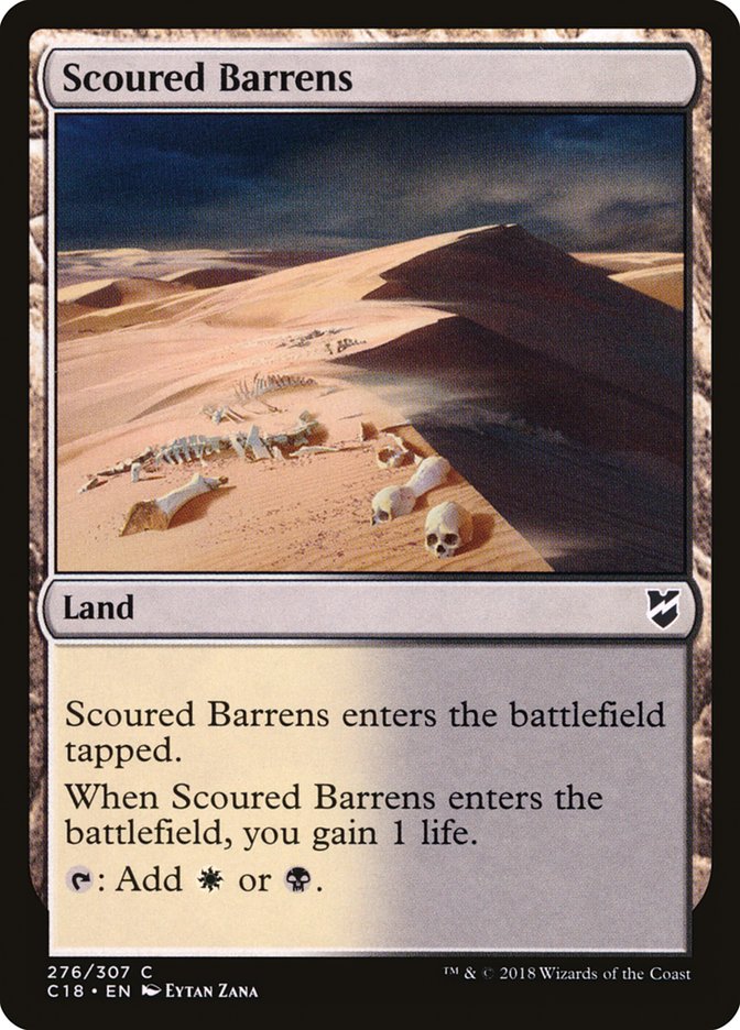 Scoured Barrens [Commander 2018] - The Mythic Store | 24h Order Processing