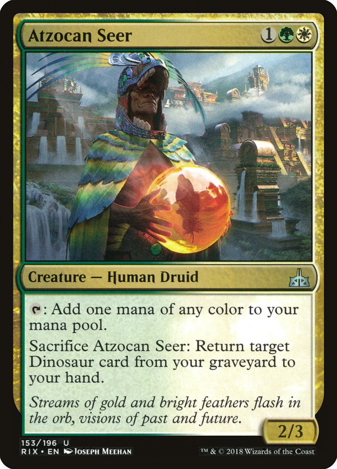 Atzocan Seer [Rivals of Ixalan] - The Mythic Store | 24h Order Processing