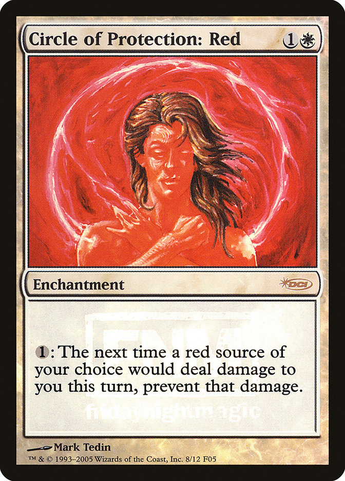 Circle of Protection: Red [Friday Night Magic 2005] - The Mythic Store | 24h Order Processing