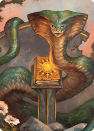 Guardian Naga Art Card [Commander Legends: Battle for Baldur's Gate Art Series] - The Mythic Store | 24h Order Processing