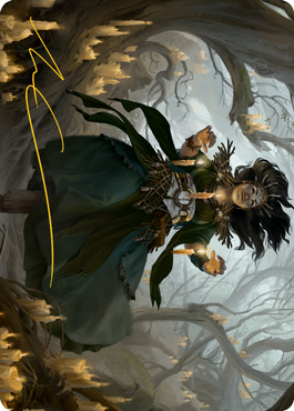 Candlegrove Witch 1 Art Card (Gold-Stamped Signature) [Innistrad: Midnight Hunt Art Series] - The Mythic Store | 24h Order Processing