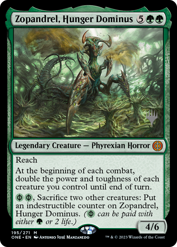 Zopandrel, Hunger Dominus (Promo Pack) [Phyrexia: All Will Be One Promos] - The Mythic Store | 24h Order Processing