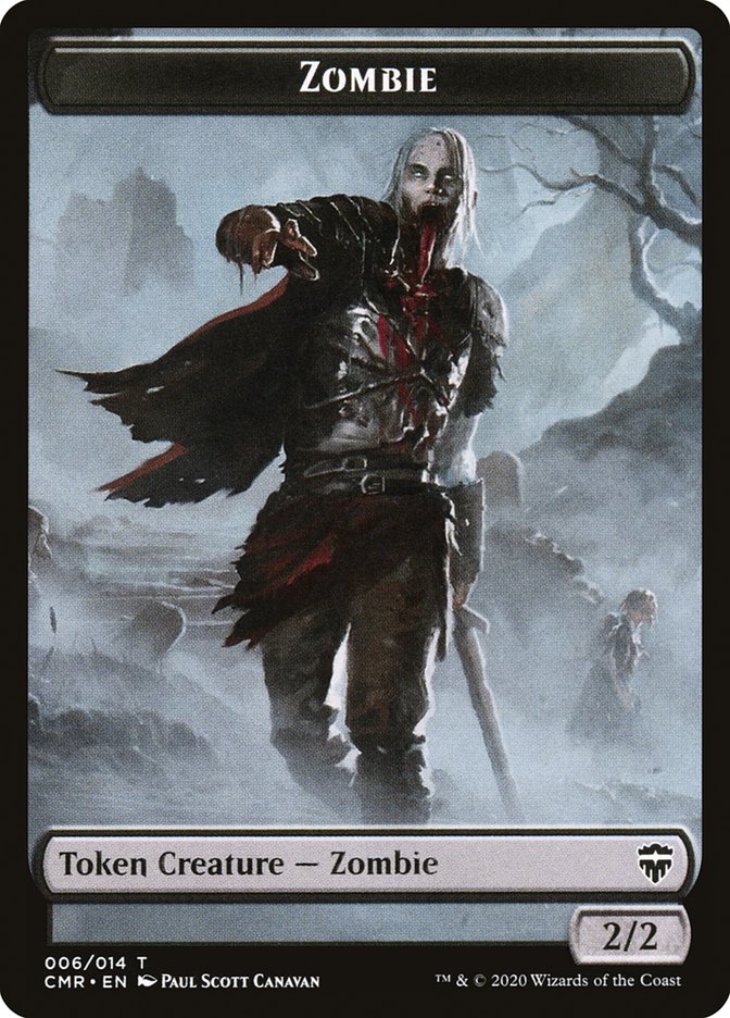 Zombie Token [Commander Legends Tokens] - The Mythic Store | 24h Order Processing