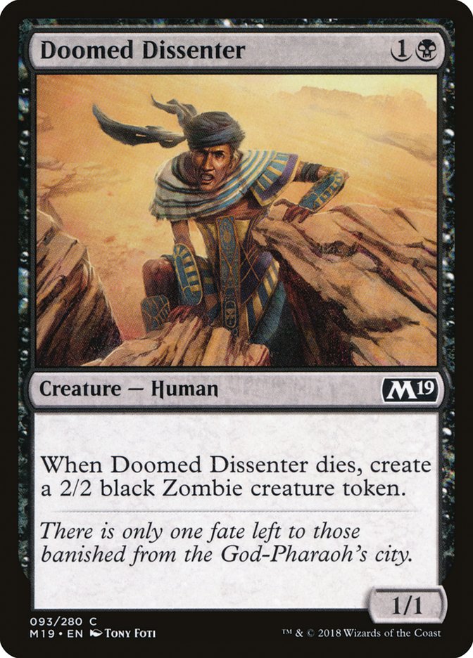 Doomed Dissenter [Core Set 2019] - The Mythic Store | 24h Order Processing
