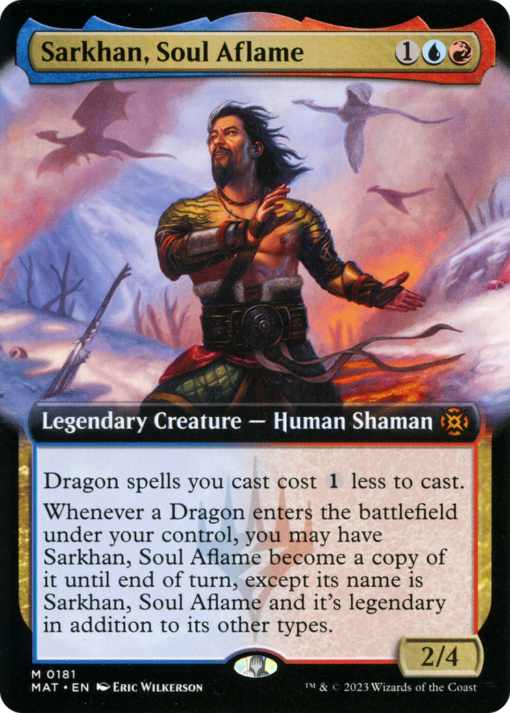 Sarkhan, Soul Aflame (Extended Art) [March of the Machine: The Aftermath] - The Mythic Store | 24h Order Processing
