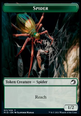 Beast (007) // Spider Double-Sided Token [Innistrad: Midnight Hunt Commander Tokens] - The Mythic Store | 24h Order Processing