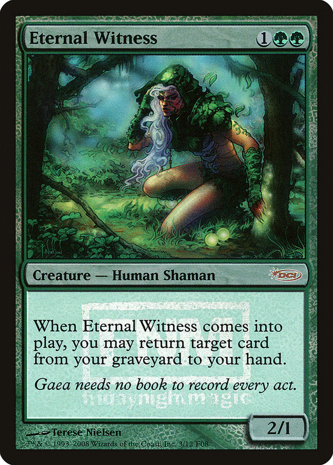 Eternal Witness [Friday Night Magic 2008] - The Mythic Store | 24h Order Processing