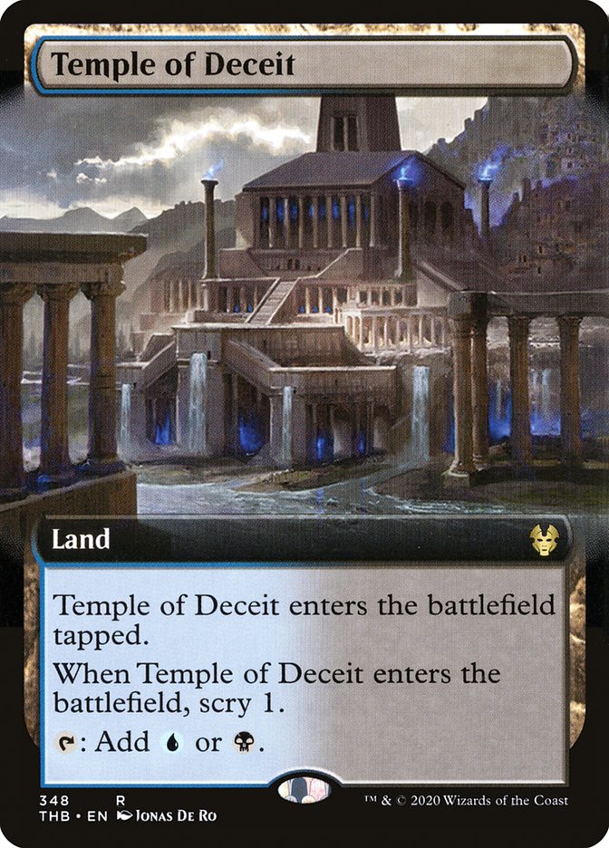 Temple of Deceit (Extended Art) [Theros Beyond Death] - The Mythic Store | 24h Order Processing