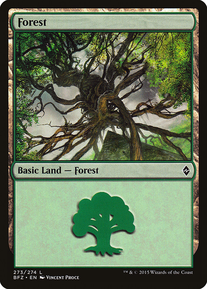 Forest (273) [Battle for Zendikar] - The Mythic Store | 24h Order Processing