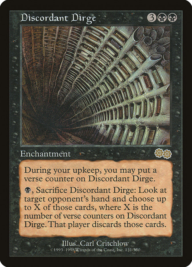 Discordant Dirge [Urza's Saga] - The Mythic Store | 24h Order Processing