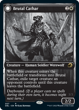 Brutal Cathar // Moonrage Brute [Innistrad: Double Feature] - The Mythic Store | 24h Order Processing