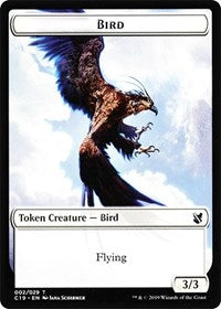 Bird (002) // Sculpture Double-Sided Token [Commander 2019 Tokens] - The Mythic Store | 24h Order Processing