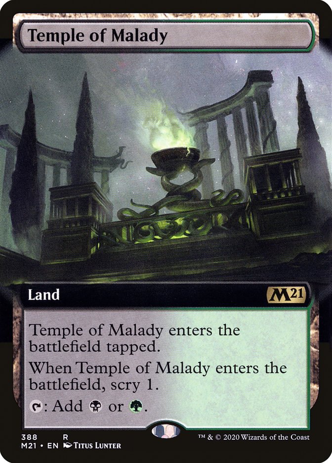 Temple of Malady (Extended Art) [Core Set 2021] - The Mythic Store | 24h Order Processing