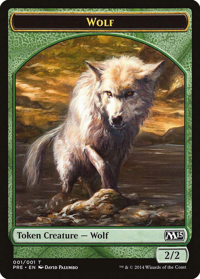 Wolf Token [Magic 2015 Prerelease Promos] - The Mythic Store | 24h Order Processing