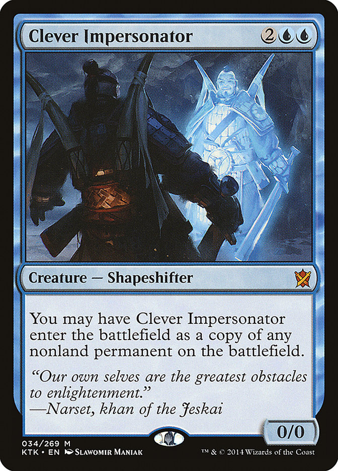 Clever Impersonator [Khans of Tarkir] - The Mythic Store | 24h Order Processing