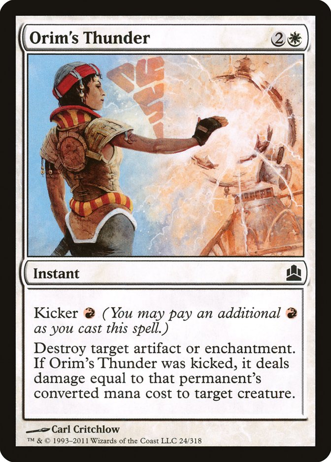 Orim's Thunder [Commander 2011] - The Mythic Store | 24h Order Processing