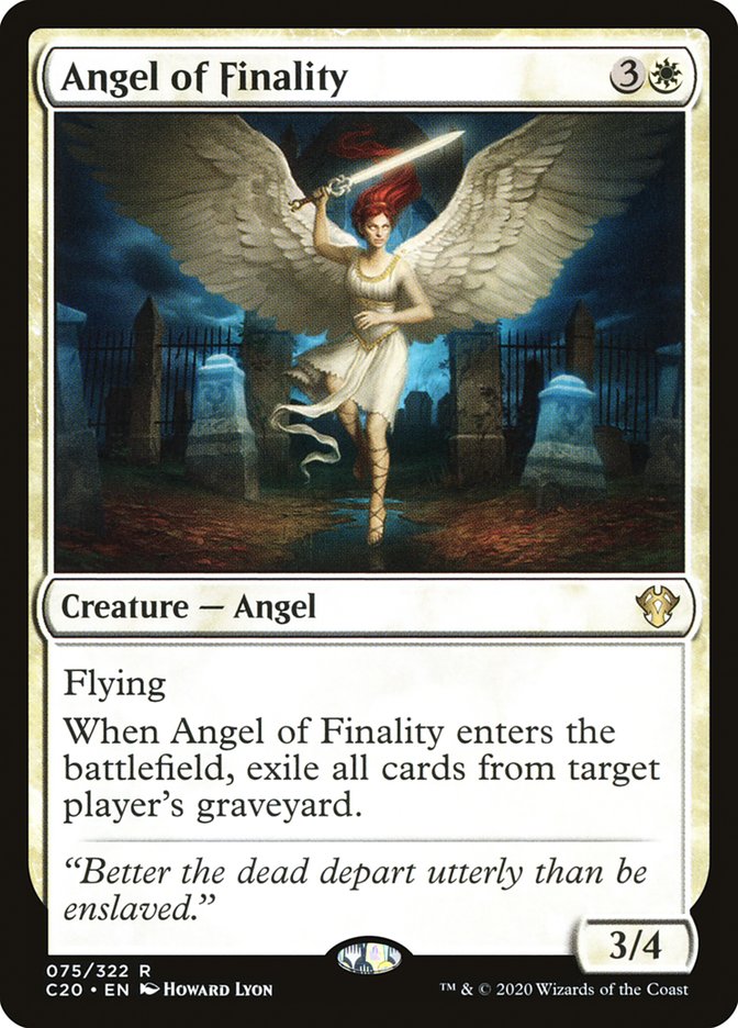 Angel of Finality [Commander 2020] - The Mythic Store | 24h Order Processing