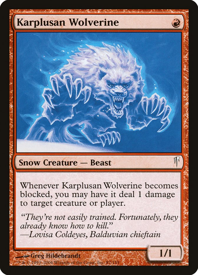 Karplusan Wolverine [Coldsnap] - The Mythic Store | 24h Order Processing