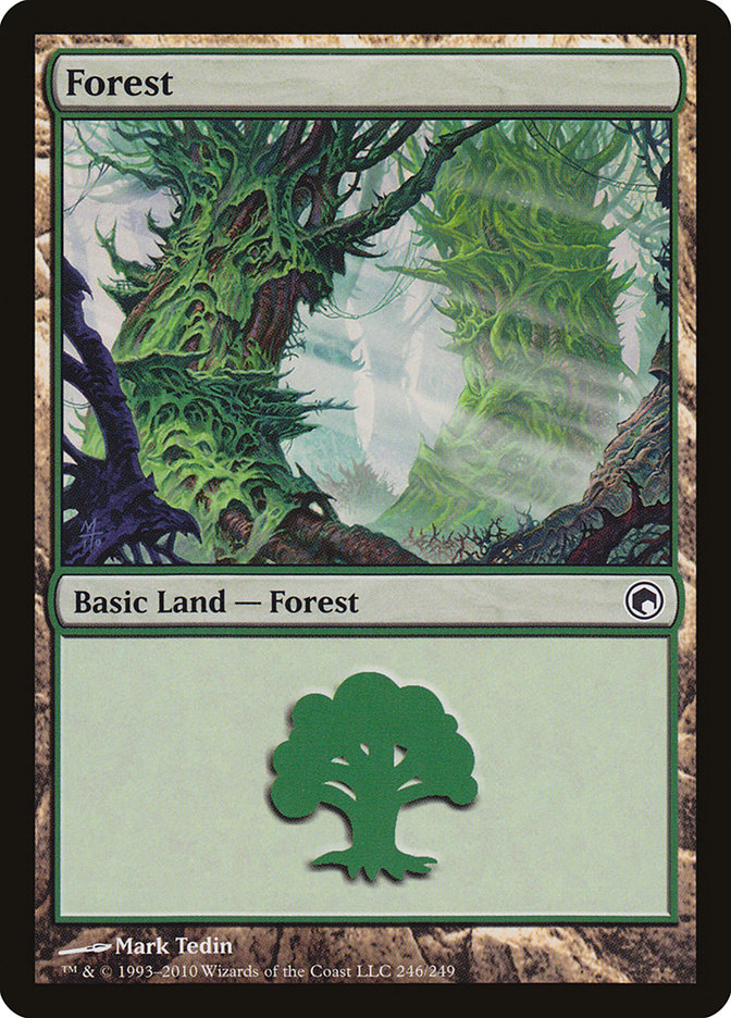 Forest (246) [Scars of Mirrodin] - The Mythic Store | 24h Order Processing