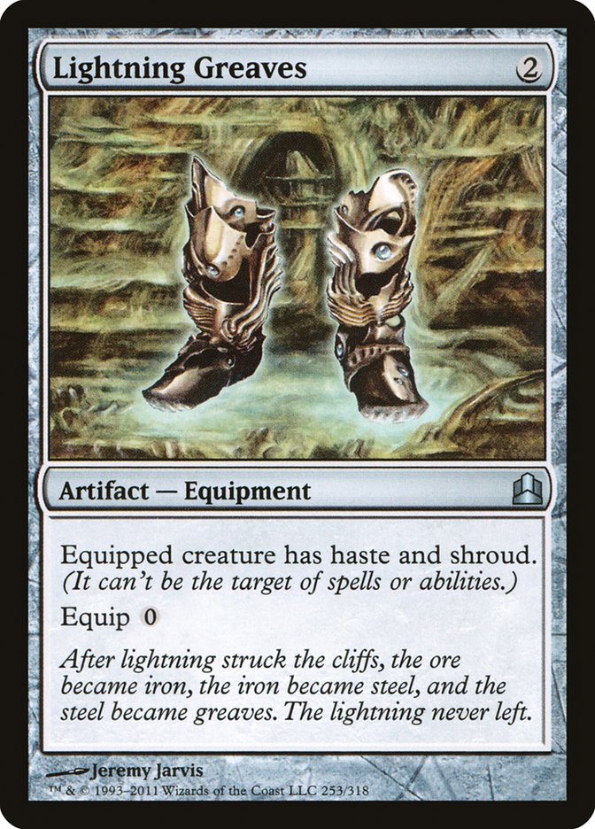 Lightning Greaves [Commander 2011] - The Mythic Store | 24h Order Processing